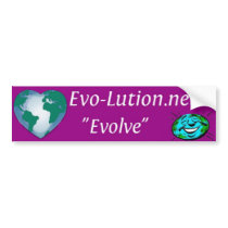 Evo-Lution.net Promotional Bumper Sticker 1 bumper stickers