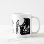 Evolución del videojugador - friki de la arcada de taza