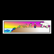 EVOLUTION 101 bumper stickers