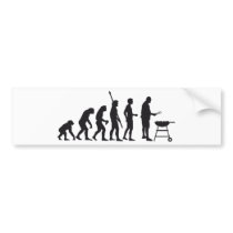 evolution barbecue bumper stickers