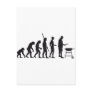 evolution barbecue post card