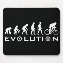 Evolution Bike Black mousepads by TheFamousLabel Evolution Bike Black mousepads