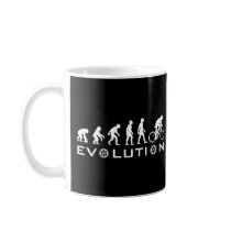 Evolution Bike Black Coffee Mug