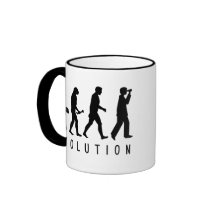 Evolution: Birder Coffee Mugs