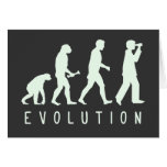 Evolution: Birder Greeting Card