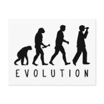 Evolution: Birder Postcard