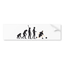 evolution bowling bumper sticker