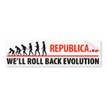 Evolution bumper stickers
