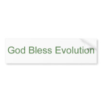 Evolution bumper sticker bumper stickers
