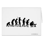 Evolution... Greeting Card