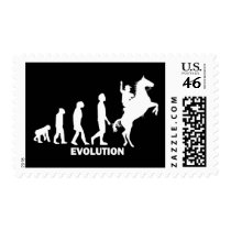 evolution cowboy postage stamps