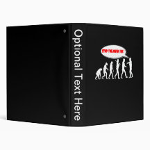 Evolution / Creation Stop Following Me Vinyl Binder