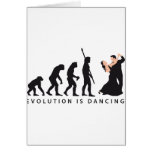 evolution dancing couple card
