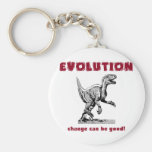 Evolution Dinosaur Tyrannosaurus Rex Keychain