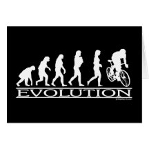 Evolution Female Cyclist Card