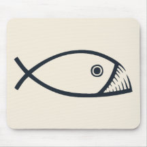 Evolution Fish Mousepads