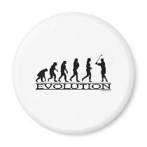 Evolution - Golf- Female magnets by Mall4MyLife Evolution - Golf- Female magnets