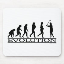 Evolution - Golf- Female mousepads by Mall4MyLife Evolution - Golf- Female mousepads