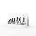 Evolution - Golf - Man cards by Mall4MyLife Evolution - Golf - Man cards