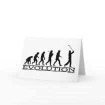 Evolution - Golf - Man cards by Mall4MyLife Evolution - Golf - Man cards