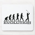 Evolution - Golf - Man mousepads by Mall4MyLife Evolution - Golf - Man mousepads
