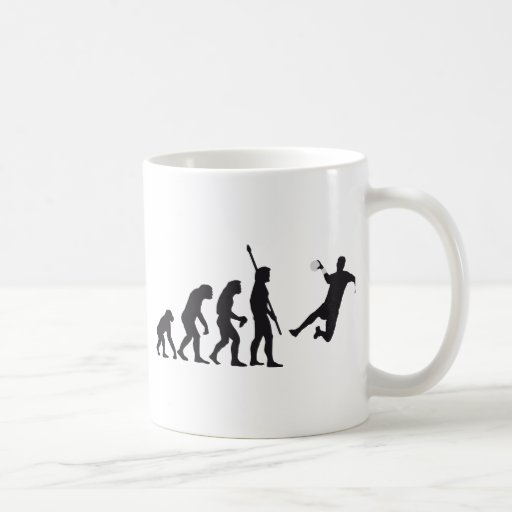 evolution hand ball coffee mug