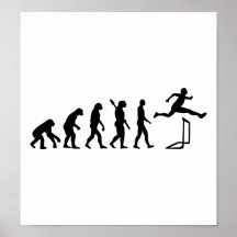 Evolution hurdles athlectics print