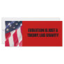 Evolution is just a theory like gravity custom rack card