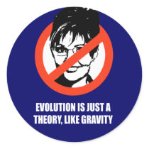Evolution is just a theory like gravity sticker