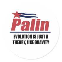 Evolution is just a theory like gravity sticker