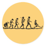 Evolution is Natural Round Sticker