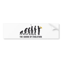 evolution jazz bumper sticker