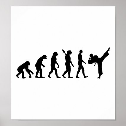 Evolution Karate kickboxing Print