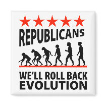 Evolution Fridge Magnets