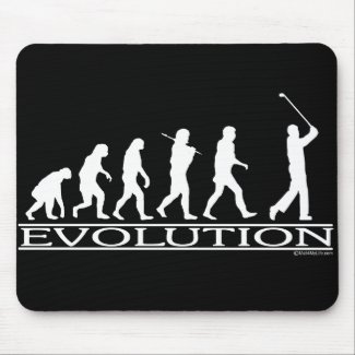 Evolution - Man - Golf Mouse Pad