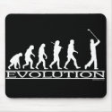 Evolution - Man - Golf mousepads