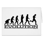 Evolution - Man Running Cards