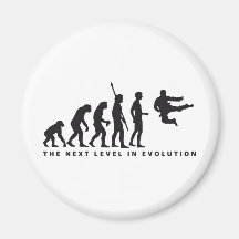 evolution martially kind fridge magnet