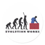 evolution mason sticker