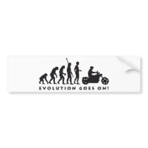 evolution more biker bumper stickers