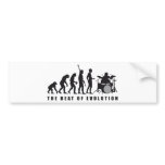 evolution more drummer bumper sticker