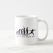 evolution more fencer coffee mug