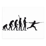 evolution more fencer post cards