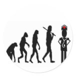 Evolution NURSE, HIlarious Darwin Gifts stickers
