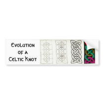 Evolution of a Celtic Knot bumpersticker