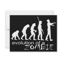 evolution of a zombie invitations by mike3488 evolution of a zombie invitations
