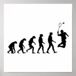 Evolution of Badminton Print