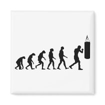 Evolution of Boxing Refrigerator Magnet