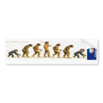 Evolution of Change bumper stickers by pauljwinsk Evolution of Change bumper stickers