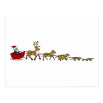 Evolution of Christmas postcards